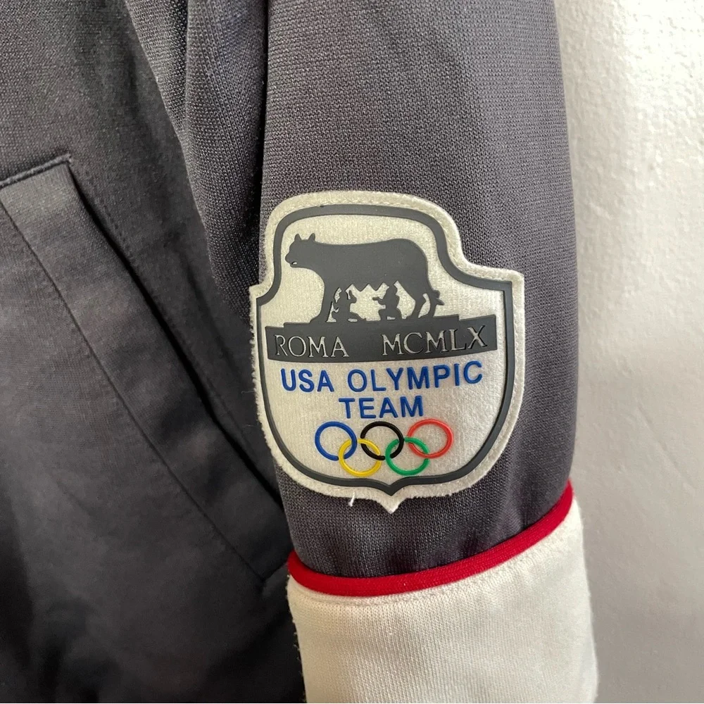Adidas ROMA MCMLX Team USA Historic Olympics Track Jacket Mens SZ L - Picture 2 of 4